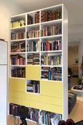 Almond double-sided sectional bookcase p.45,6 - customer photo