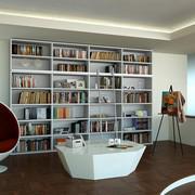 Almond d.32,8 lacquered modular bookcase