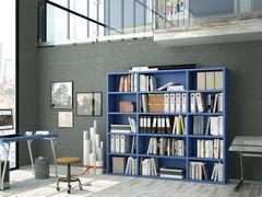 Almond d.32,8 lacquered modular bookcase