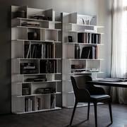 Wally double model open shelf bookcase 