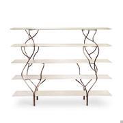 Albero minimal design bookcase with a classy tree shape, model cm 200