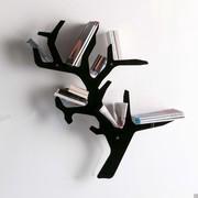 Hill tree shaped wall bookcase