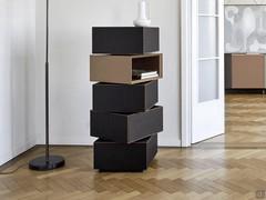 The California bookcase is at the same time a capacious yet unobtrusive container for busy volumes