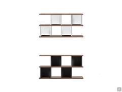 Kaspar 2-shelf dividing bookcase