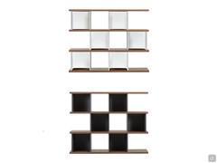 Kaspar 3-shelf dividing bookcase