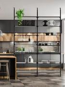 Byron modular kitchen pantry, ideal as a partition in an open space