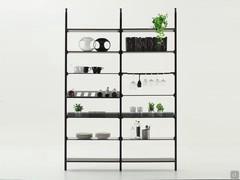 Byron modular kitchen pantry, which can be fitted with glass and bottle holders