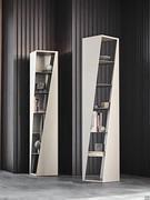 Design steel bookcase Rocket by Cattelan with modern design in the shape of an emptied parallelepiped