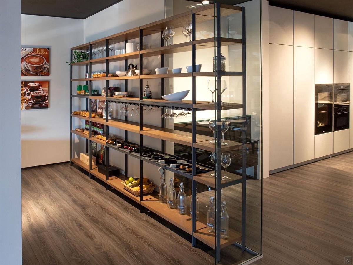 London is a modern pantry shelving unit