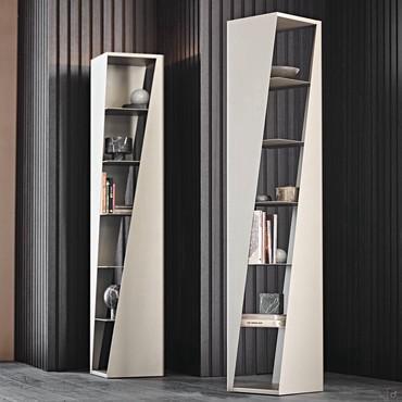 Designer steel bookcase Rocket by Cattelan