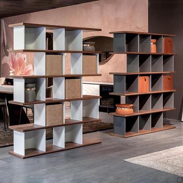 Kaspar cube-shaped dividing bookcase