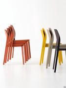 Stackable kitchen chair Jana in the variant without armrests