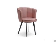 Shell chair Petra with backrest h.74 cm 