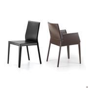 Margot totally hide-leather covered chair by Cattelan