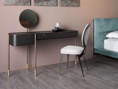 Chair Miss by Cantori matched with Shanghai bedroom dressing table cabinet.