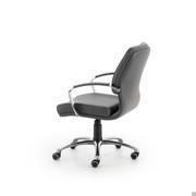 Side view of the operational Aqaba chair with comfortable filled seat and seat-back