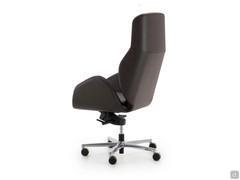 Suoni executive chair with leather, faux leather and fabric upholstery perfect for an elegant office