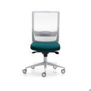 Home-office chair Bill with white polyamide shell