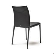 Norma chair by Cattelan with back quilted chair and slightly curved seat back in a smooth look