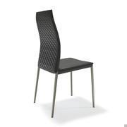 Norma chair by Cattelan with high and quilted back