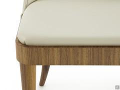 Eiko is a bespoke upholstered chair - detail of the seat cushion