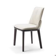 Belinda chair in covered ash-wood