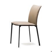 Rita upholstered metal dining chair by Cattelan