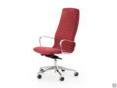 Mark chair, executive model with quilted backrest and seat