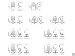 Mark home-office chair - Models and Measurements