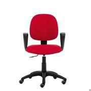 Task chair Lybra with 5-spoke base with casters