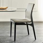 Ginevra dining chair by Cattelan with wooden base and upholstered seat