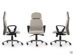 Jack office chair with headrest and synchro mechanism