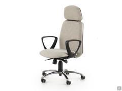 Jack workstation chair in models with fixed armrests mod. A and headrest