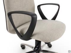 Jack workstation chair available in several fabrics and faux leathers