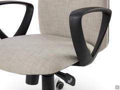 Jack swivel workstation chair with lift-up mechanism and syncrhonised movement of backrest and seat