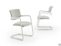 Steve modern upholstered cantilever chair