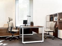 Office chair Steve in executive versions with headrest and operative without armrests