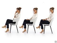 Seating proportions and examples of the Vence chair and armchair