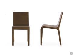 Leaf light weight oak wood chair with a minimalist design