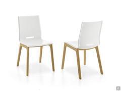 Megan chair in the version with 4 wooden legs