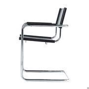 S 33 cantilever chair with original design by Mart Stam - model with armrests 