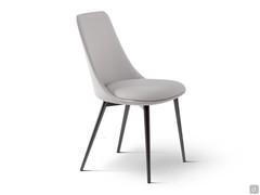 Italy upholstered chair by Bonaldo with four metal legs