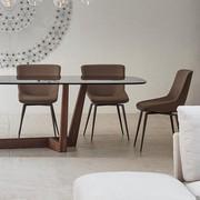 Artika chairs by Bonaldo with thin metal legs