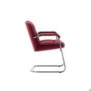 Guest chair Kiruna complete with aluminum armrests with padded and upholstered support