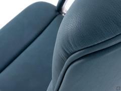 Detail of Baltic Silk leather upholstery with matching profile