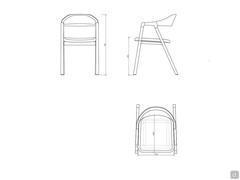 Bryanna Chair - Technical Drawings