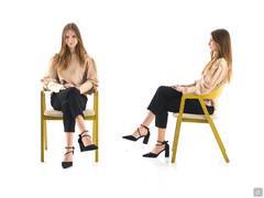 Seat proportions and ergonomics of the Bryanna chair