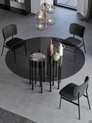 Low-backed living room chair Noor by Bonaldo to match the Mille table