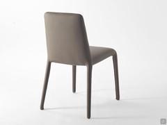 Fully upholstered armless chair Dana soft, rounded shapes