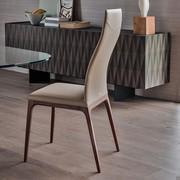 Arcadia leather chair for the living room by Cattelan